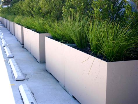 precast concrete planter boxes